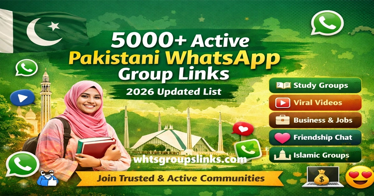 Pakistani WhatsApp Group Links